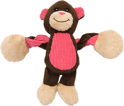 Charming Pet Baby Pulleez - Juguete chirriante de peluche para perro con cuerdas para tirar a través de la acción