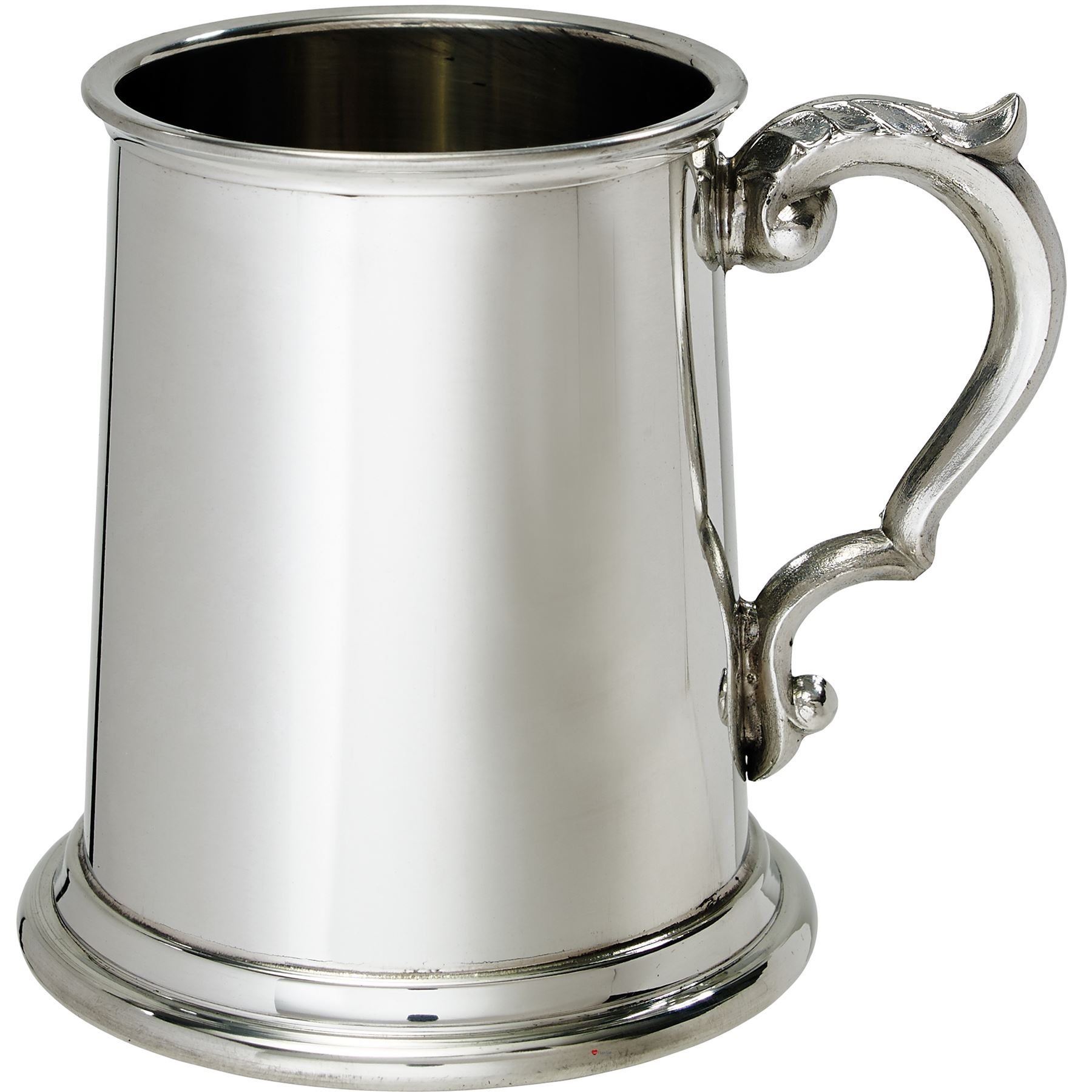 Chope en étain personnalisable demi-pinte pour cadeau d'entreprise et anniversaire