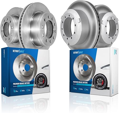 Miniatura 38 de Detroit Axle - Rotores de freno trasero para Nissan Maxima 350Z 370Z Infiniti G35 G25 G37 EX35 M35 M45 QX50 EX37 Q40 Reemplazo de frenos de disco
