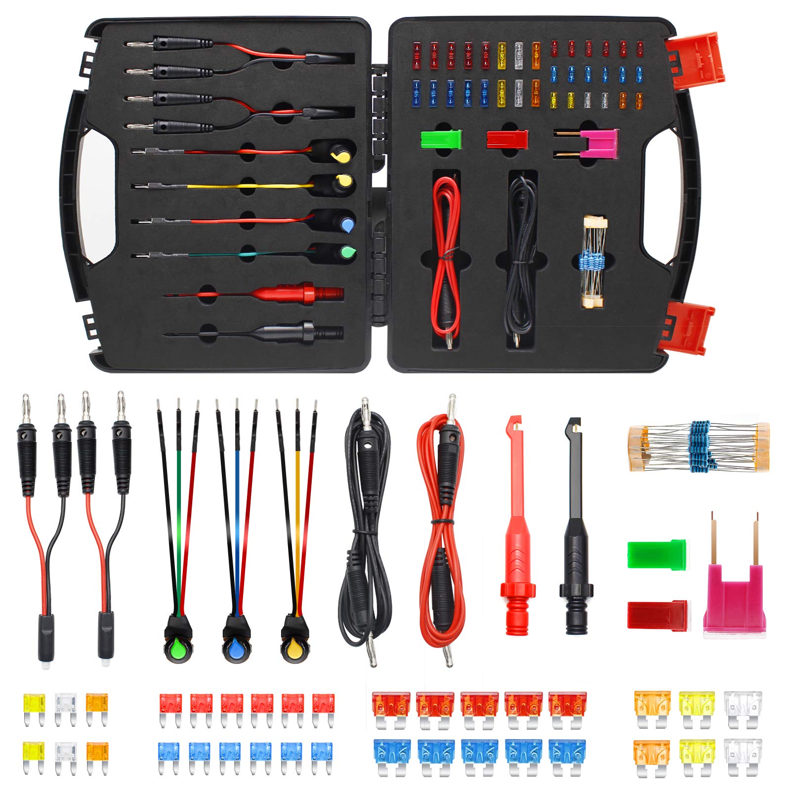 Buy MultiFunction Automotive Circuit Test Lead Kit, 67 Pieces Auto