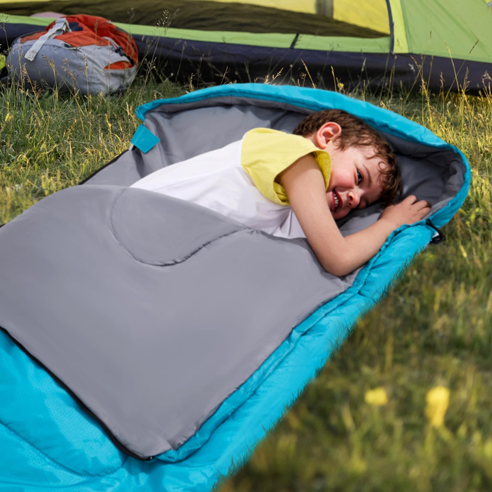 Gigoteuse imperméable pour enfant (150-175 cm) compacte de voyage en camping pour enfants
