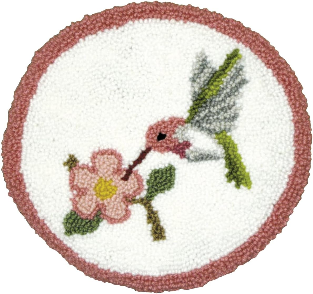 MCG Textiles Hummingbird Pillow Rug Yarn Punch Needle Kit