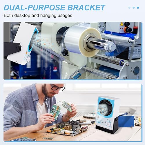 Miniatura 7 de YUCHENGTECH Soplador de aire ionizante Ventilador de iones antiestático Eliminador estático Ionizador antiestático Ionizador ESD Ventilador