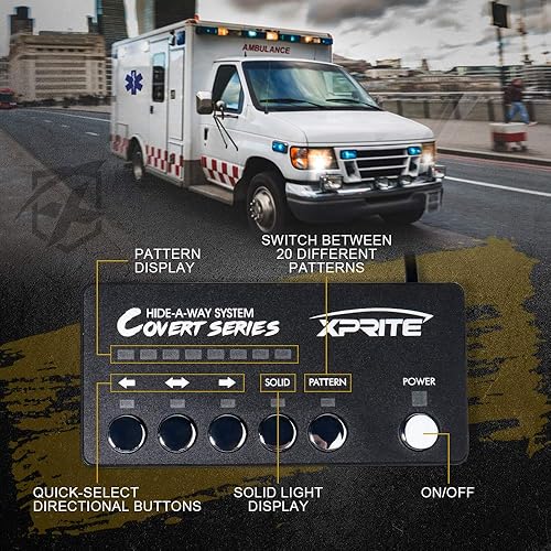 Miniatura 3 de Xprite - Juego de luces led estroboscópicas ocultas