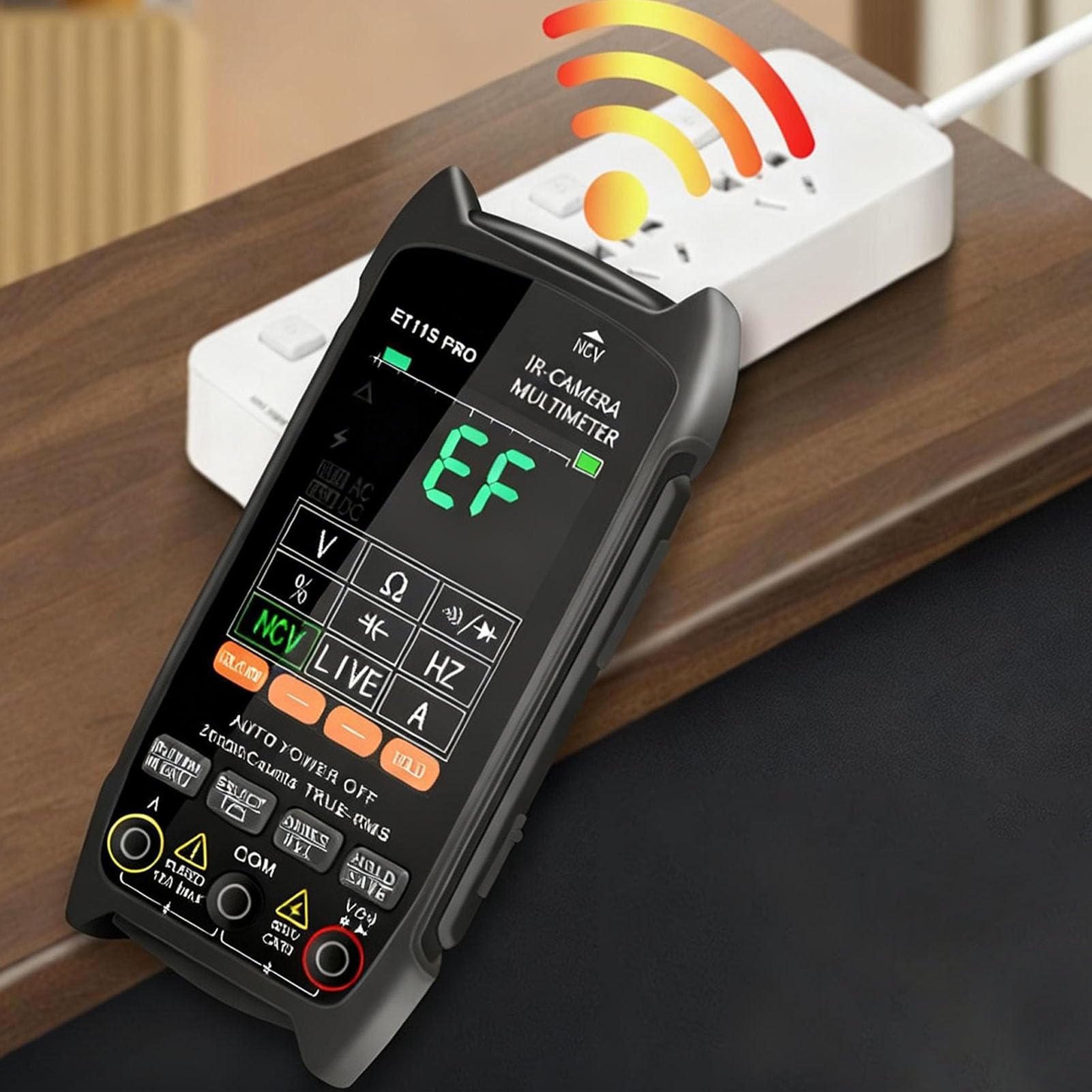 Zunate Multimetro Palmare Multifunzione con Termocamera Design Compatto per Ispezioni Campo, funzionalità di Sicurezza Avanzate - Risoluzione a Infrarossi 32x32, Display 240x240