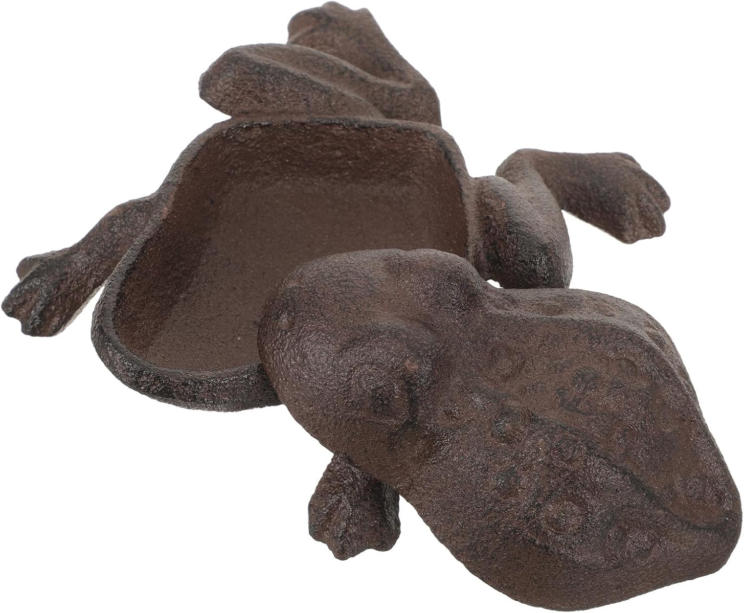 BESPORTBLE Decorative Frog Key Hider Box Made of Sturdy Iron for Yard and Desktop Use Hidden Key Storage Holder and Small Item Organizer for Outdoor Diversion
