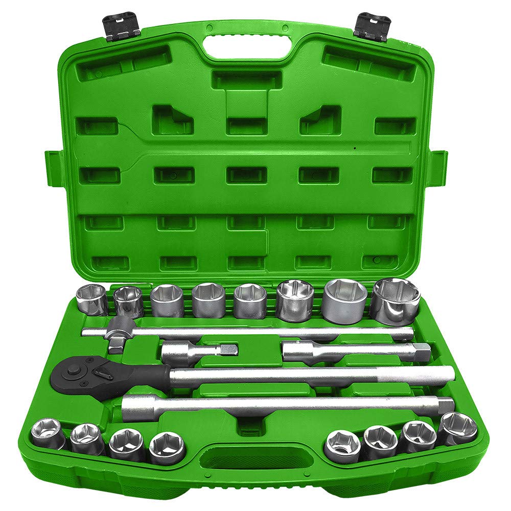 ESTUCHE DE HERRAMIENTAS CON 21 PIEZAS AUTOCLE 3/4" 6 CANTOS