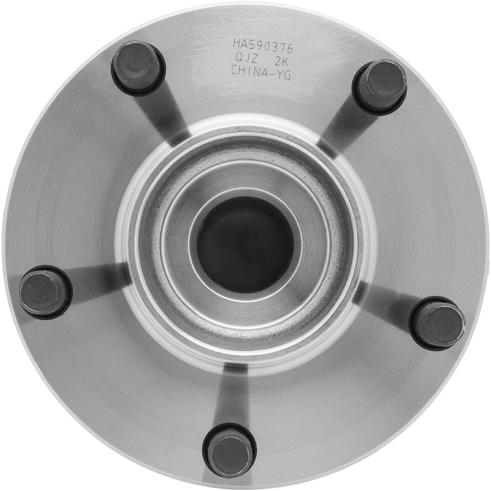 [2-Pack] HA590376 - Front Hub Bearing Assembly Compatible with [Infiniti] EX35, EX37, FX35, FX37, G25, G35, G37, M35, M35H, M37, M45, M56, Q40, Q50, Q60, Q70, Q70L, QX50, QX70, Nissan 370Z [RWD ONLY]