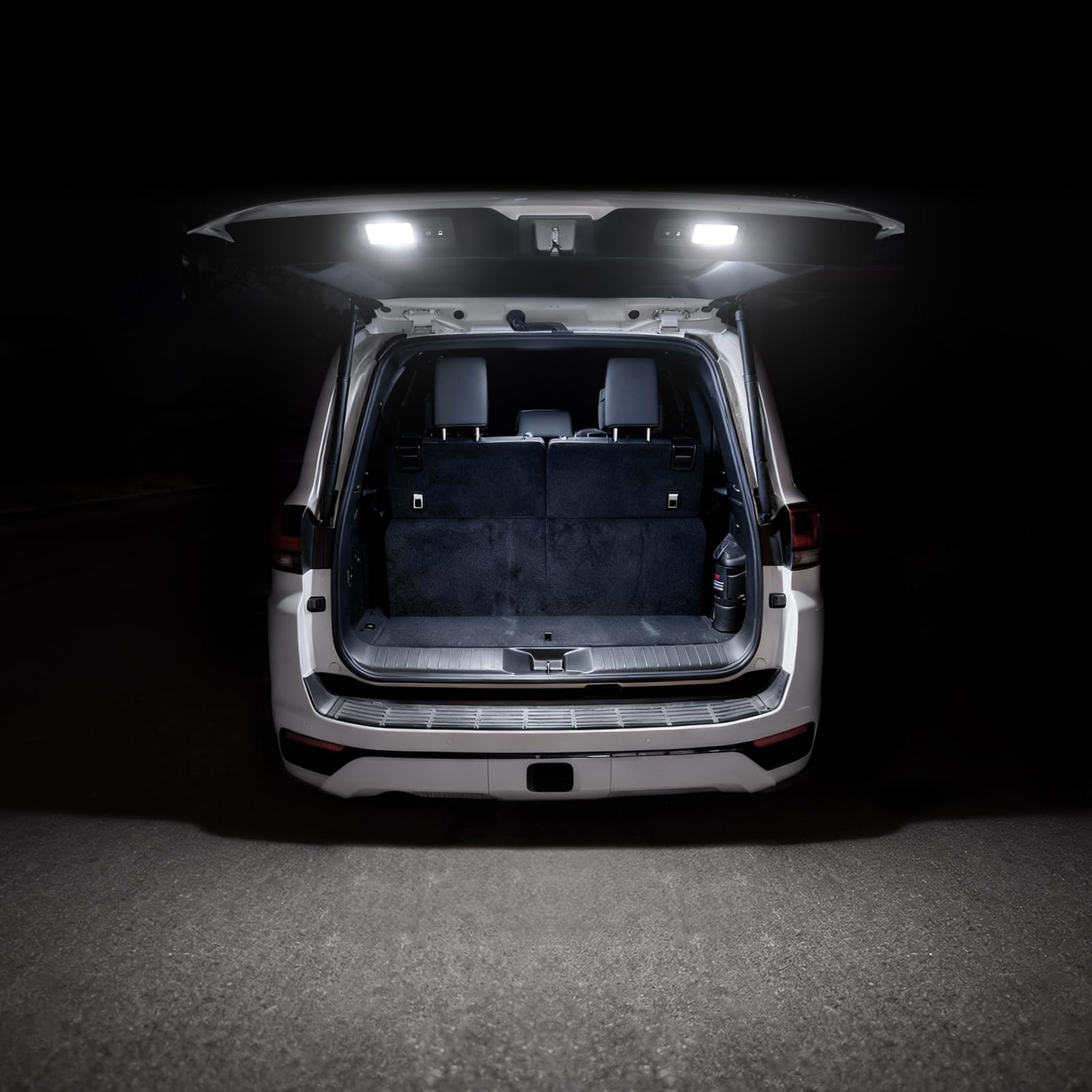 Tailgate Lighting Lamp Suitable for 2022-2026 Toyota Land Cruiser 300 LC300 Led Trunk Light White Light &amp; Red Light &amp; Yellow and White Warning Light Interior Modification Accessories (Tricolour light)