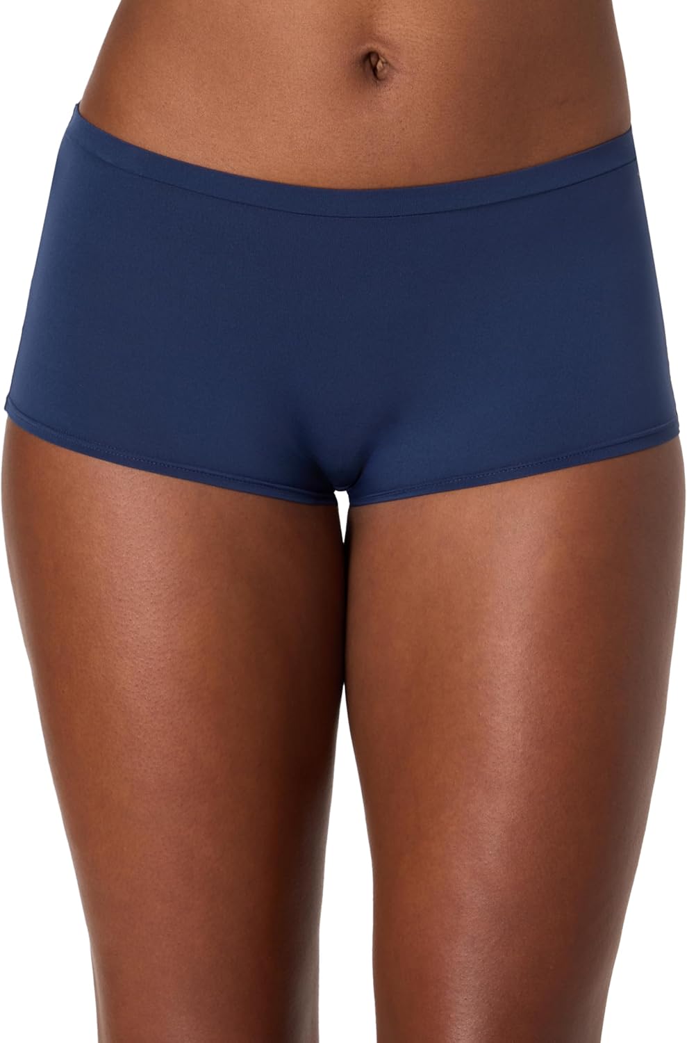 Maidenform Women's Underwear Boyshort, 4-pack, Mid-rise Full Coverage Microfiber Stretch, Buttery Soft Underwear Pack