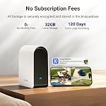 ANSQUE Security Cameras Wireless Outdoor Home System, No Monthly Fees, Solar Powered, 360°Pan & Tilt, Auto Human Tracking, AI Human Detection, 2K Color Night Vision, Local Storage, 4-Camera Kit