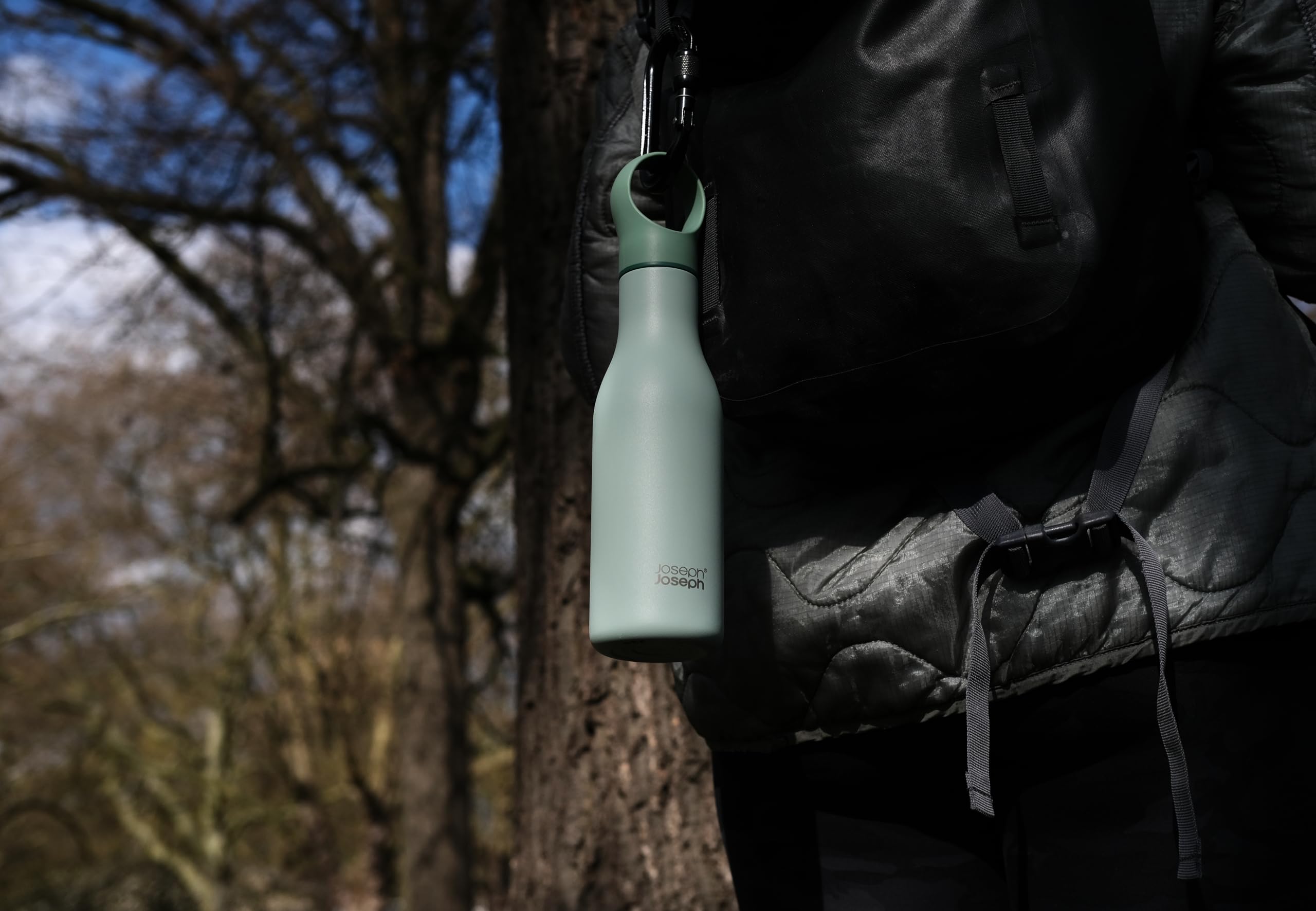 Joseph Joseph Loop Botella con aislamiento al vacío500 ml) - Verde