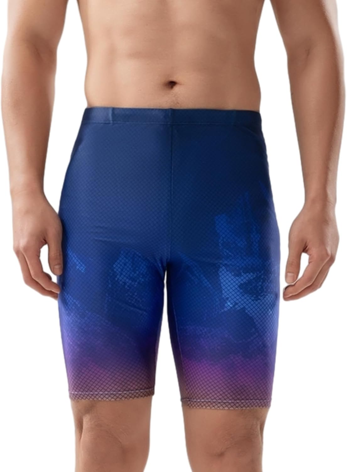 361° Swim Jammers for Men, Pro Racing Training Swimsuit, Chlorine Resistant Endurance Mens Swim Suit Swimwear Tech Pant