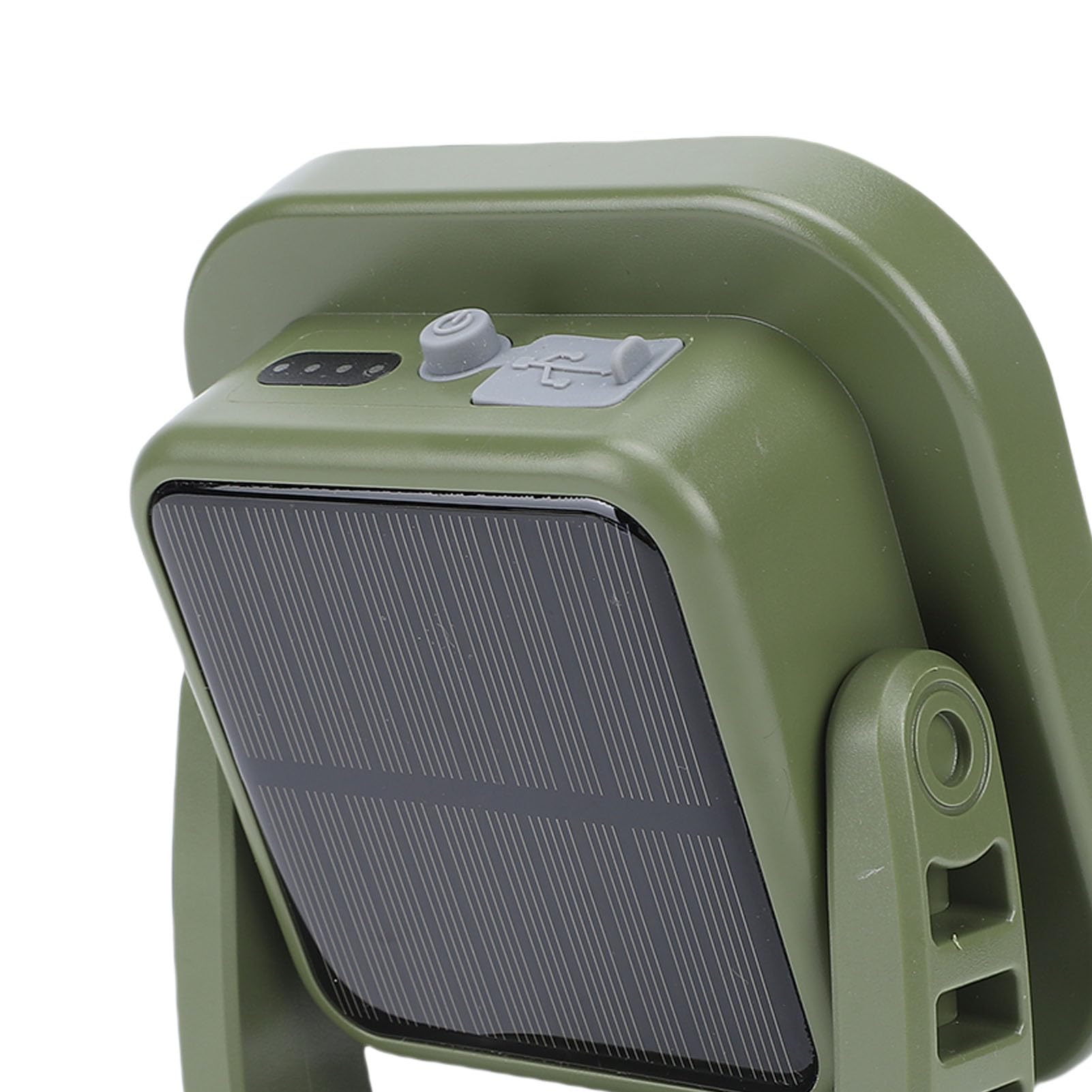 Luz de Camping Portátil Solar LED, ABS, Luz de Inundación Recargable 165LED 1800LM para Uso en Exteriores, a Prueba de Agua IP65