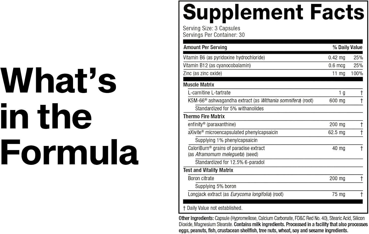 MuscleTech Thermogenic Testosterone Booster for Men, AlphaTest Thermo - T-Boost Mens Supplement with Tribulus Terrestris - Male Gym Workout Supplements for Muscle Growth, Stamina & Energy - 90 Pills - Image 7