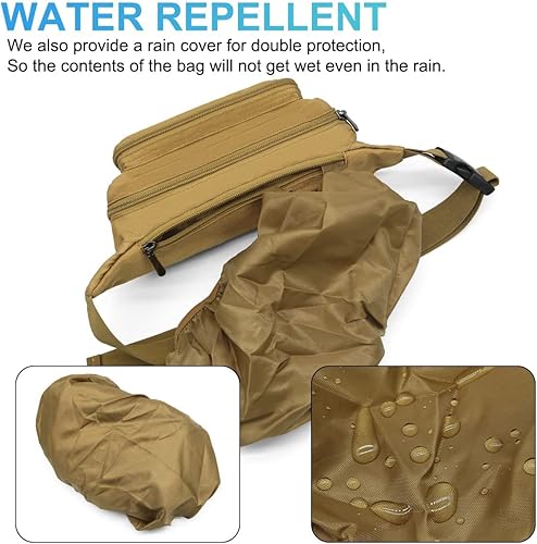 Miniatura 5 de Bolsa de cintura Riñonera para hombres y mujeres con correa ajustable para exteriores, entrenamiento, viajes, casual, correr, senderismo, ciclismo,