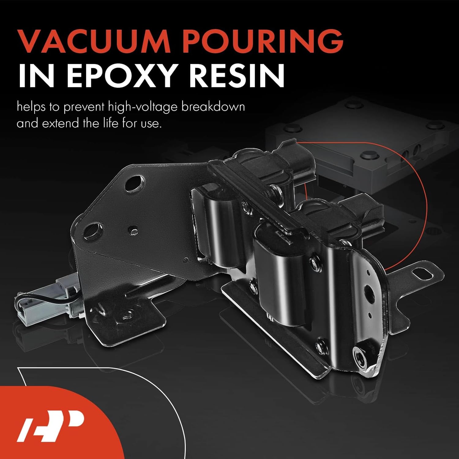 A-Premium Engine Ignition Coil Packs Compatible with Hyundai Accent 2001 2002 2003 2004 2005 l4 1.6L