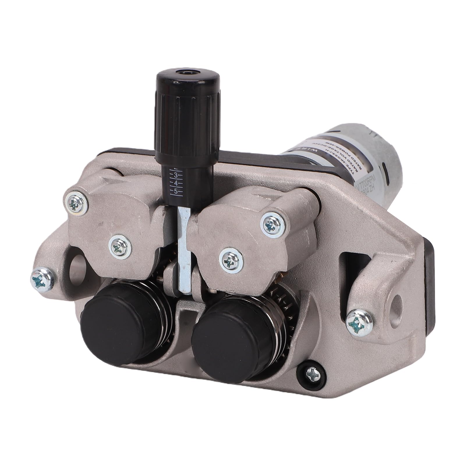 Garsent 4-rolkowy Silnik Podawania Drutu Spawalniczego MIG 40 W 2-15 M/min dla Drutów Stalowych 0,8-1,0 Mm, Metalowy Podajnik Drutu MIG MAG do Półautomatycznych Maszyn Spawalniczych z Kółkami