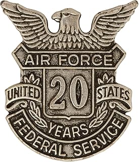 USAF Air Force Length of Service Lapel Pin (Military Issued)-Veteran Owned Business