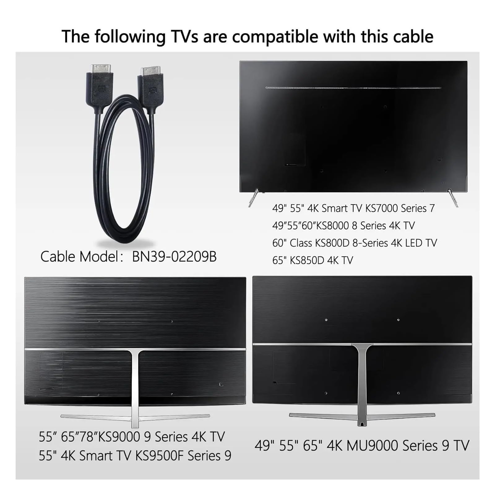 Un cavo di connessione 2M BN39-02209B BN3902209B for KS7000 KS7500 KS8000 KS9000 KS9500 KS9800 KS9810 TV serie KS