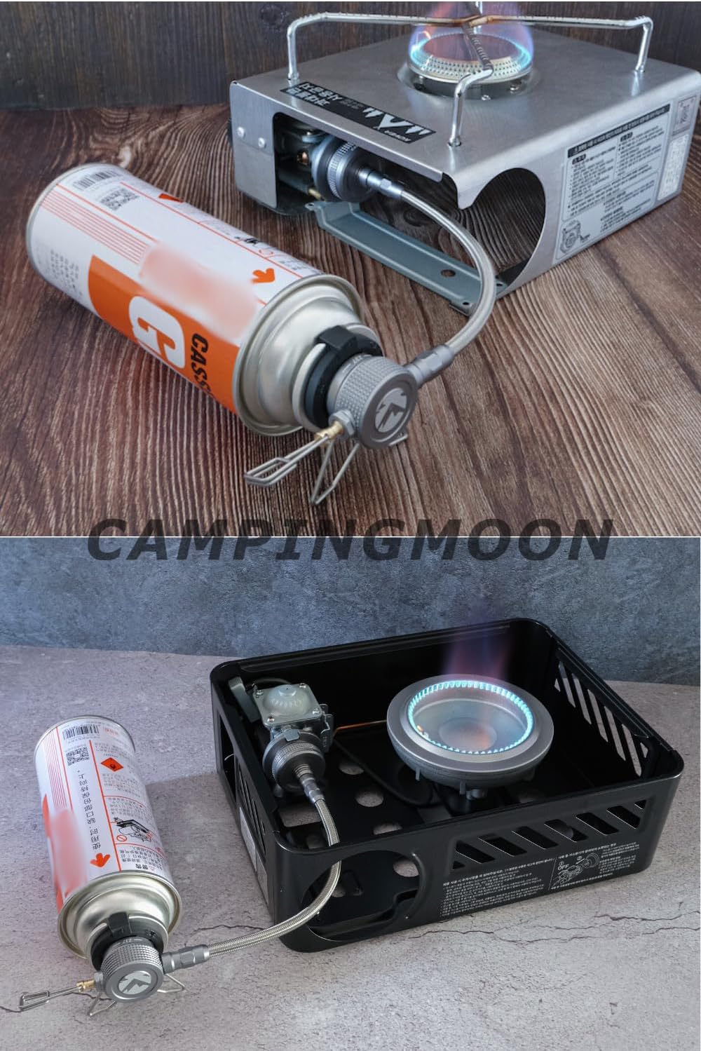 CAMPINGMOON Gas Hose Line for Butane Single Burner Camping Stove Compatible with ST-310 Z37