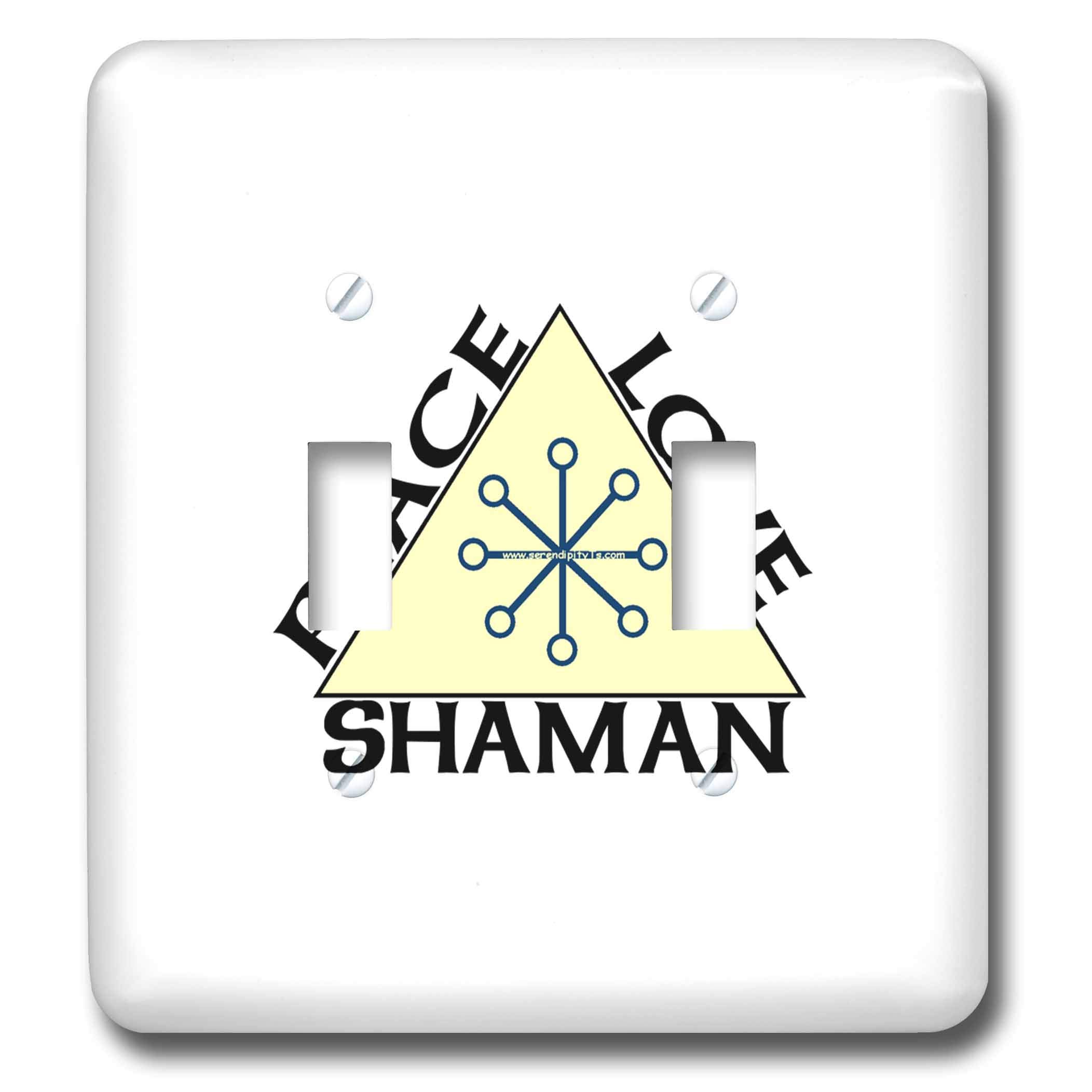 Peace Love Shaman interrupteur double pour salon bohème