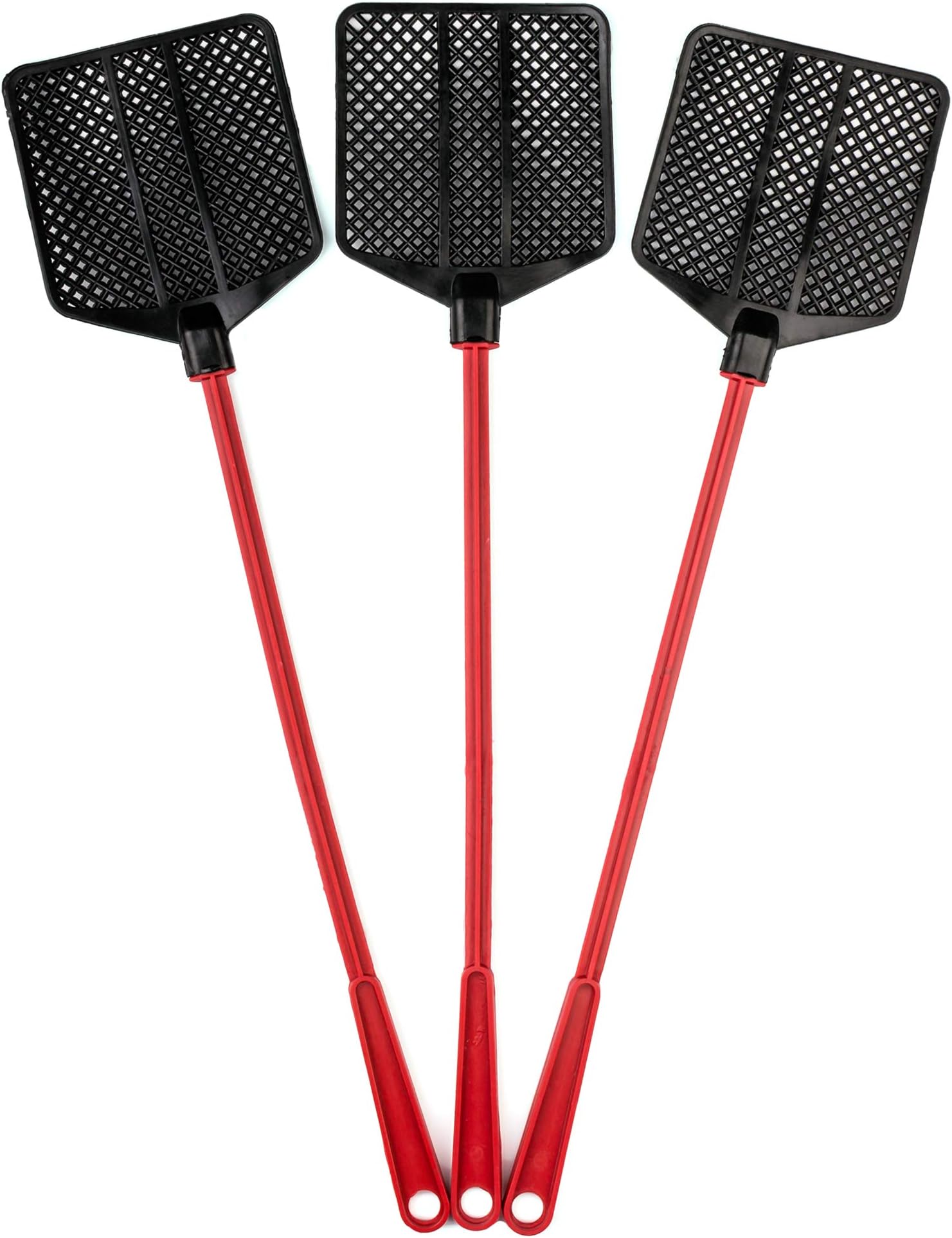 OFXDD Rubber Fly Swatter, Long Fly Swatter Pack, Fly