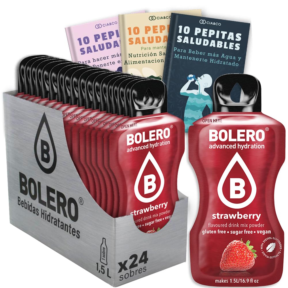 24 x Bebida Bolero COLA Hidratante Sin Azucar (24x9 grs) + 30 Pepitas Saludables para una vida más sana by Cia&Co — view 151
