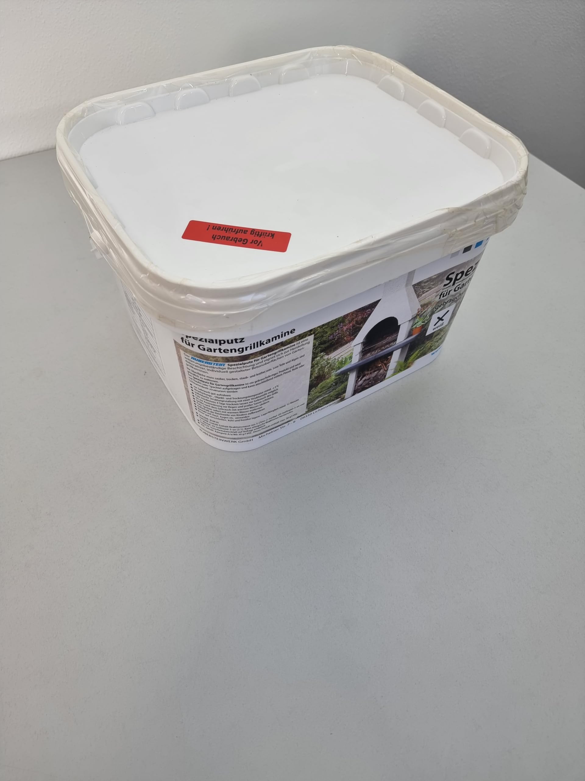 Ruberstein Spezialputz für Gartengrillkamine, 10 kg, beige, direkt vom Hersteller