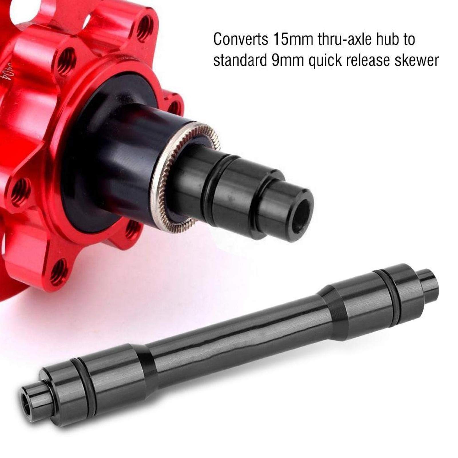 12/15mm tot 9mm steekas naar Quick Release Hub Conversie Adapter voor 12/15mm tot 9mm steekas naar Quick Release Hub Conversie Adapter voor