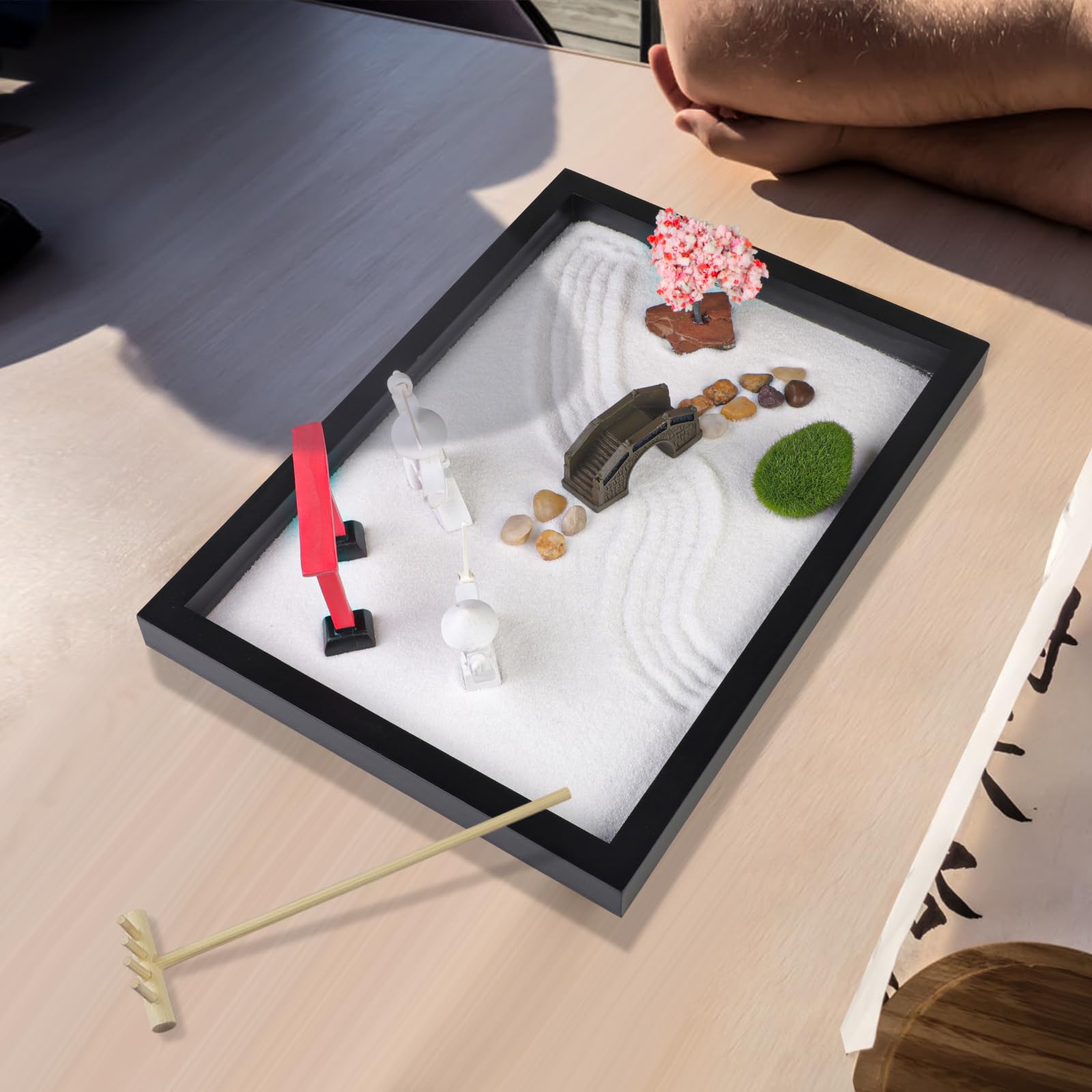 Amazon.com: Japanese Zen Garden for Desk - Sakura Tree Samurai 12