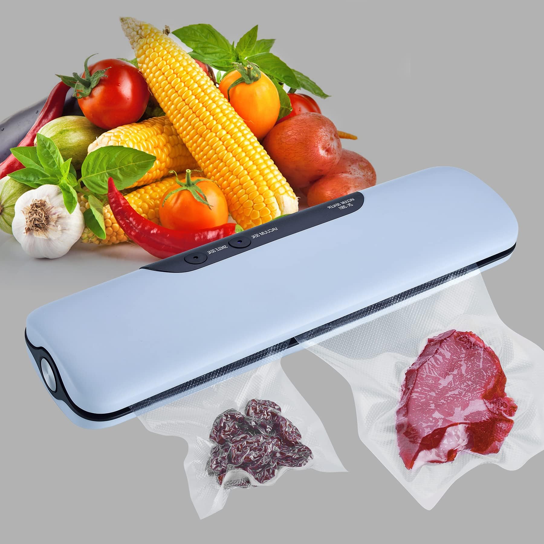 Food Saver Vacuum Sealer Machine, Foodsaver Vacuum Sealer Machine, Food Vacuum Sealer, Led Indicator Lights/Automatic Dry & Wet Food Sealers Vacuum Packing Machine