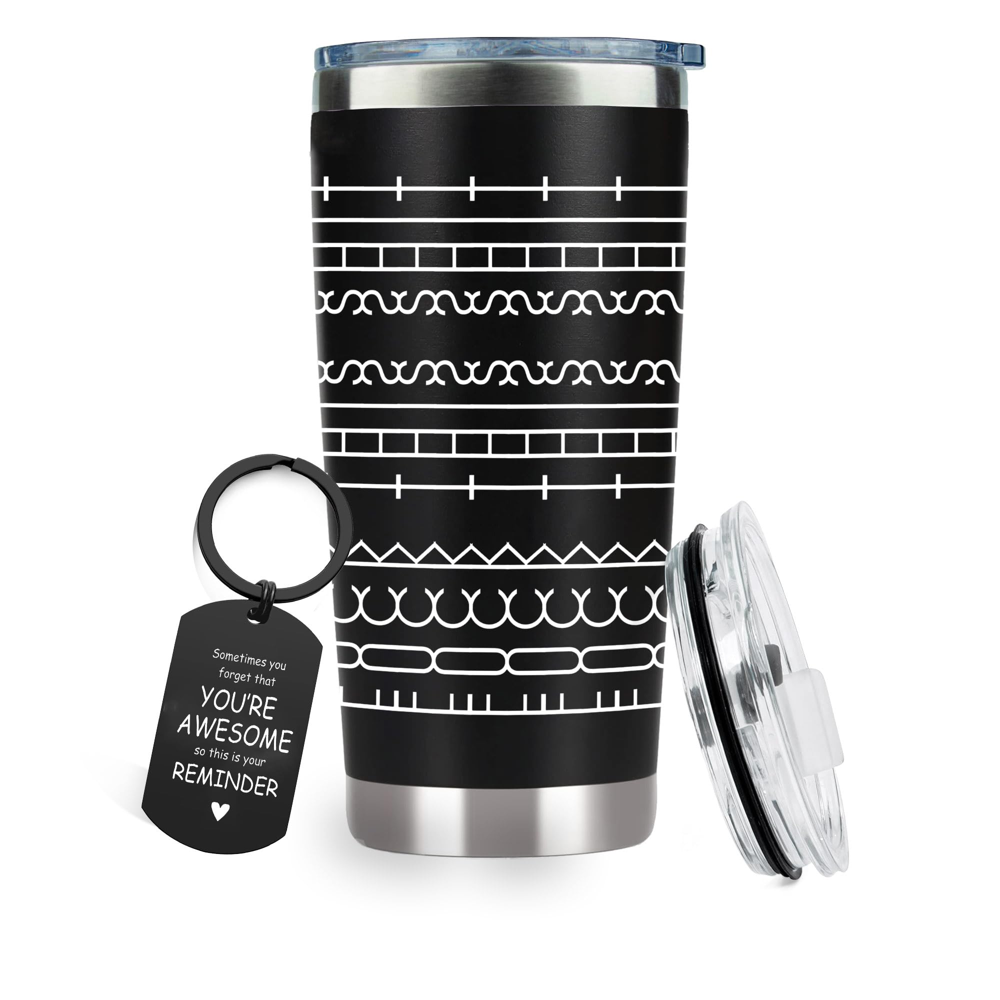 CHICKOR Insulated Tumbler Hidden Message Coffee Mug