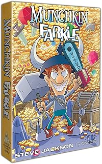 Comprar Steve Jackson Games | Munchkin Farkle | The Hilarious Fast-Paced Dice and Card Game for 3 to 6 Players | Ages 10 and Up | English