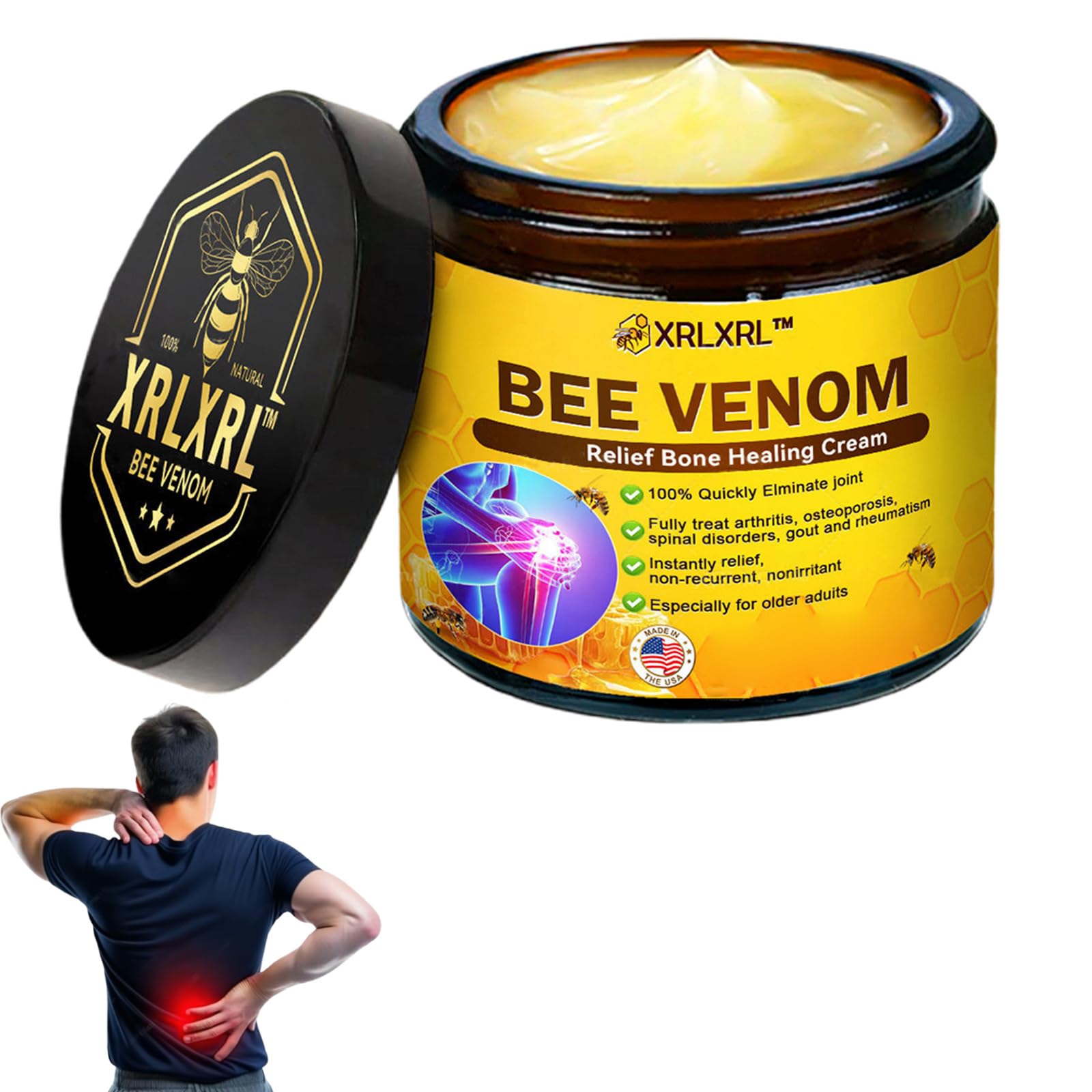 Amazon.com: XRLXRL Bee Venom Relief Bone Healing Cream