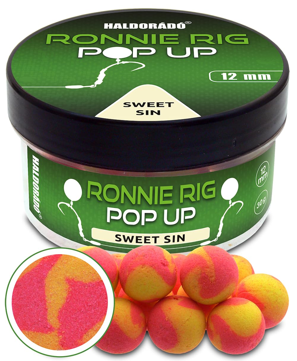 Haldorado Ronnie Rig Pop Up Carp Fishing Bait, 12 mm, Sweet Sin