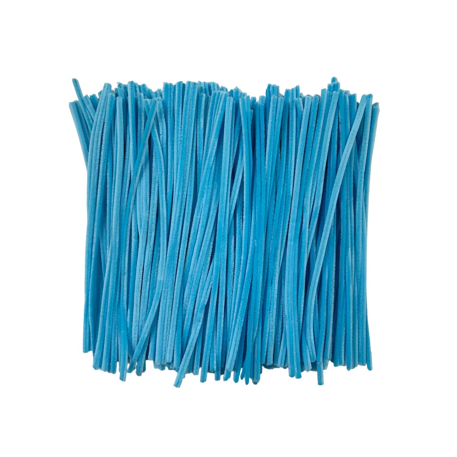 Pack of 250 Blue Coloured Pipe Cleaners 30cm x 6mm Craft Chenille Stems