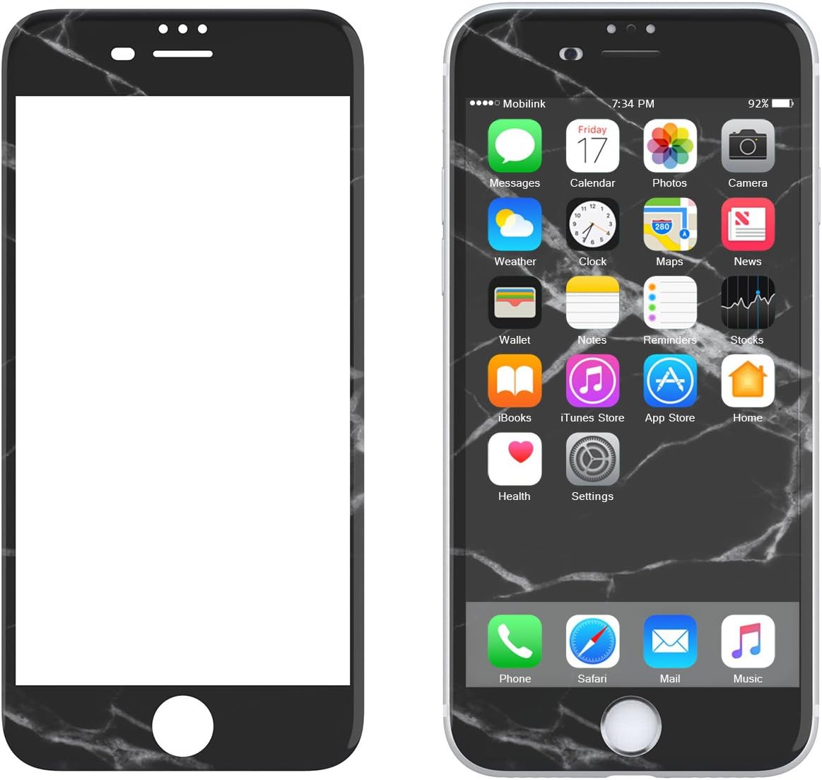 LUVVITT ARTOLOGY Tempered Glass Screen Protector for iPhone 7 / iPhone 8 - R013