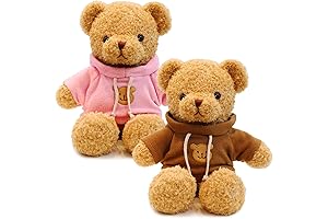 Aoriher 2 Pieces Valentine's Day Stuffed Bears