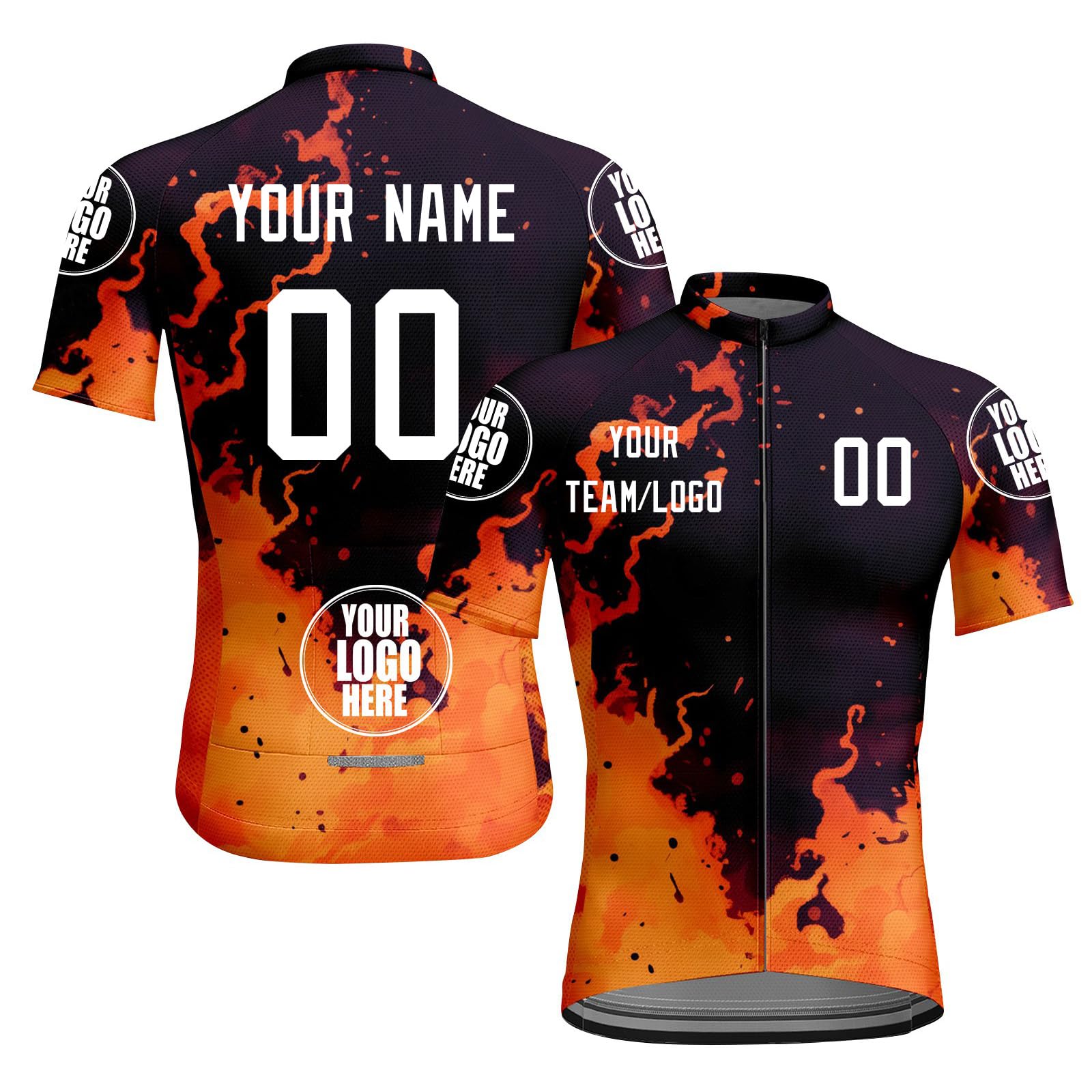 Maillot De Cyclisme Manches Courtes Vélo Homme - Sport