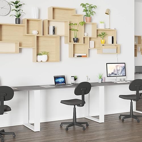 Miniatura 83 de Flash Furniture escritorio para computadora Nogal rústico,Negro,Blanco,Arce,Mahogany,Gris (rustic gray),Nogal,https://www.amazon.com/dp/undefined