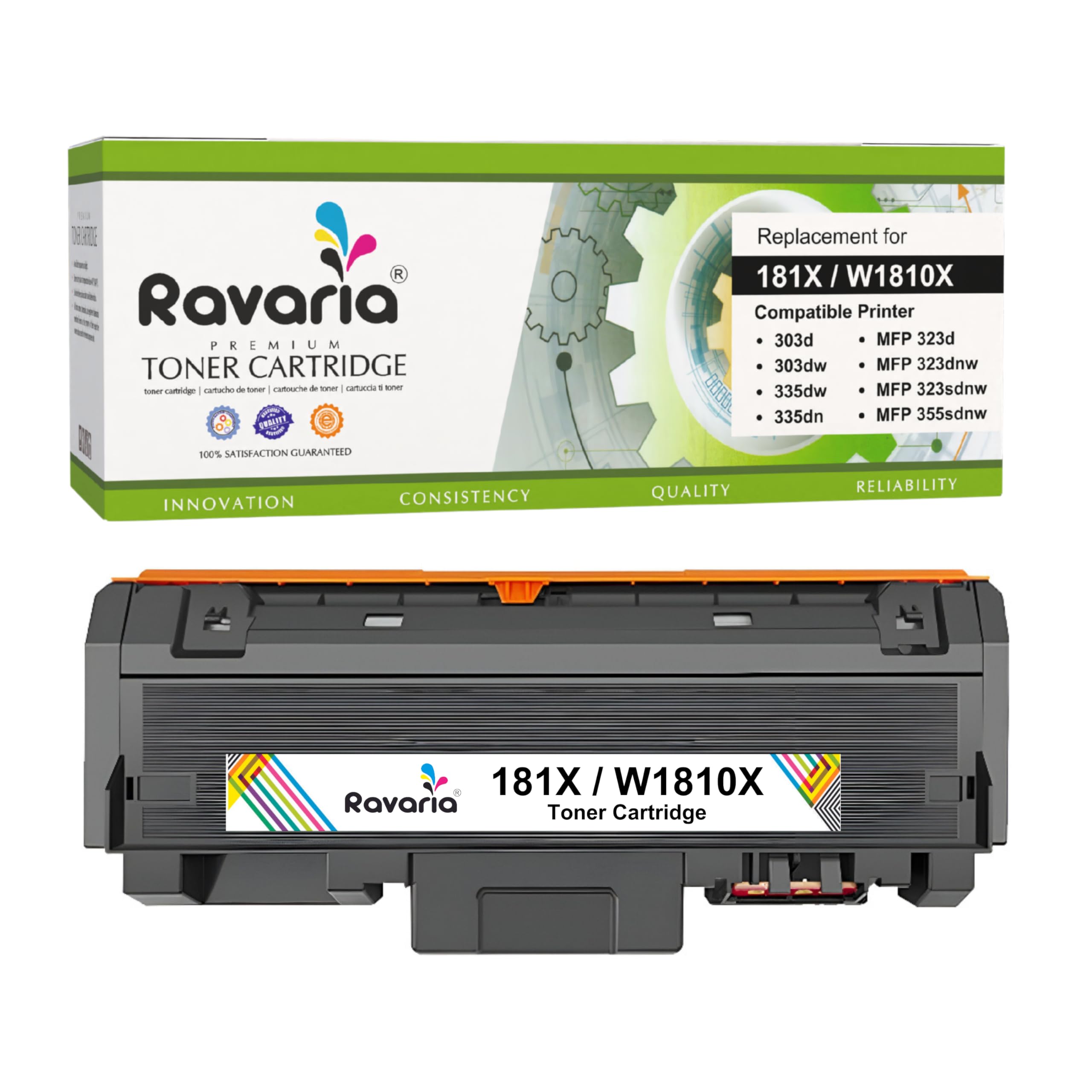 181X / W1810X Compatible Toner Cartridge for HP Laser Printer 303d, 303dw, 335dw, 335dn MFP 323d, MFP 323dnw, MFP 323sdnw, MFP 355sdnw (181X / W1810X Toner Pack of 1)-picture-11