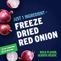 Vista 2 de Litehouse Cebolla roja liofilizada – Sustituto de cebolla roja fresca, tarro igual a 2 cebollas rojas frescas, orgánicas, condimentos de cebolla