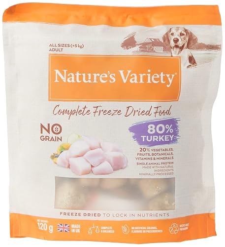 Nature's Variety - Pienso para perros adultos minis Nature's Variety Complete Food pavo liofilizado 120 g