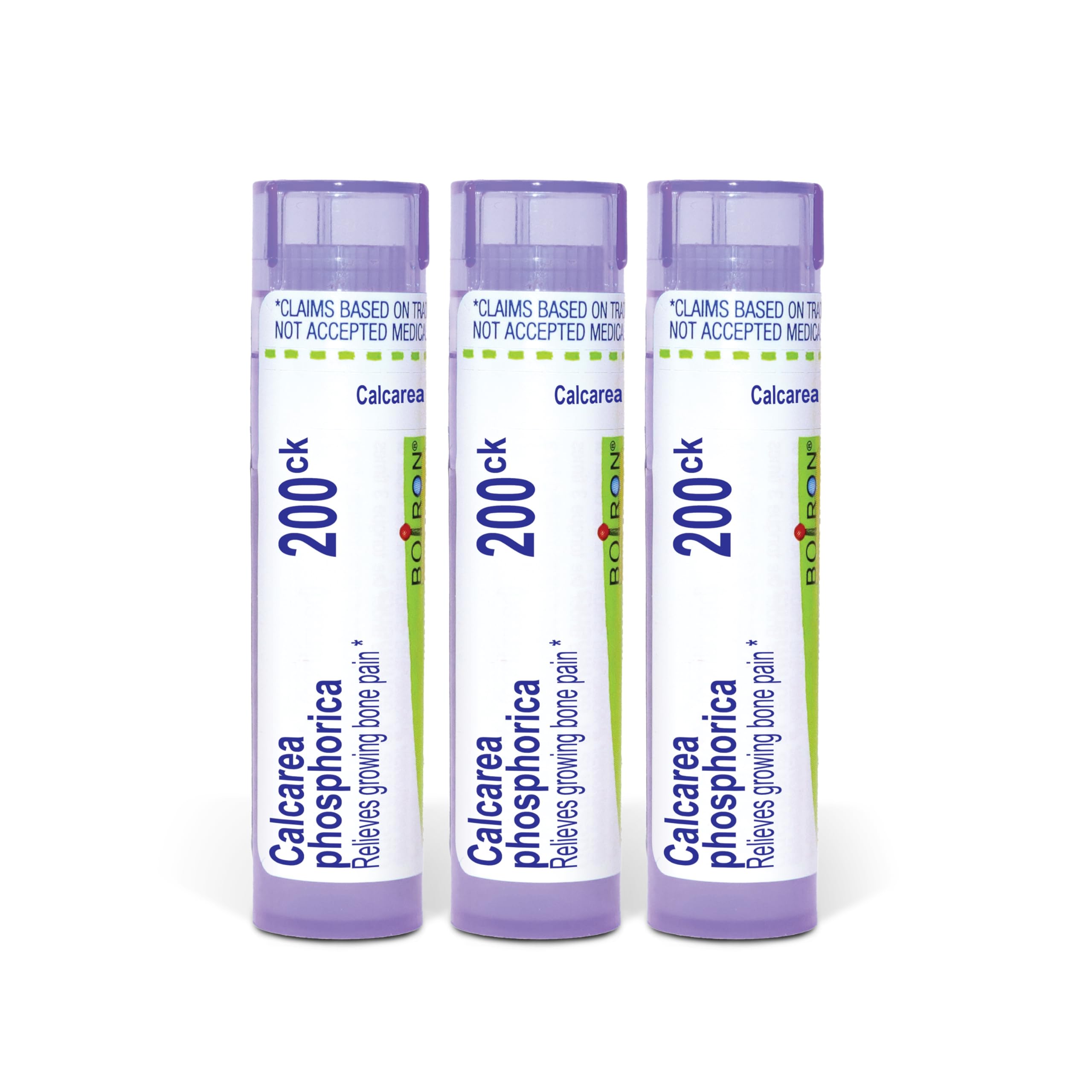 Calcarea Phosphorica 200Ck Homeopathic Medicine for Growing Bone Pain - Pack of 3 (240 Pellets)