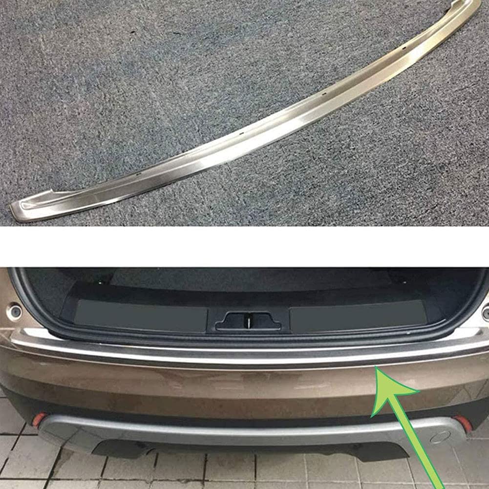 Protezione paraurti posteriore in acciaio inossidabile per auto per Land Rover Range Rover Velar 2017 2018, piastra battistrada del battistrada del bagagliaio Protezioni della copertura antigraffio