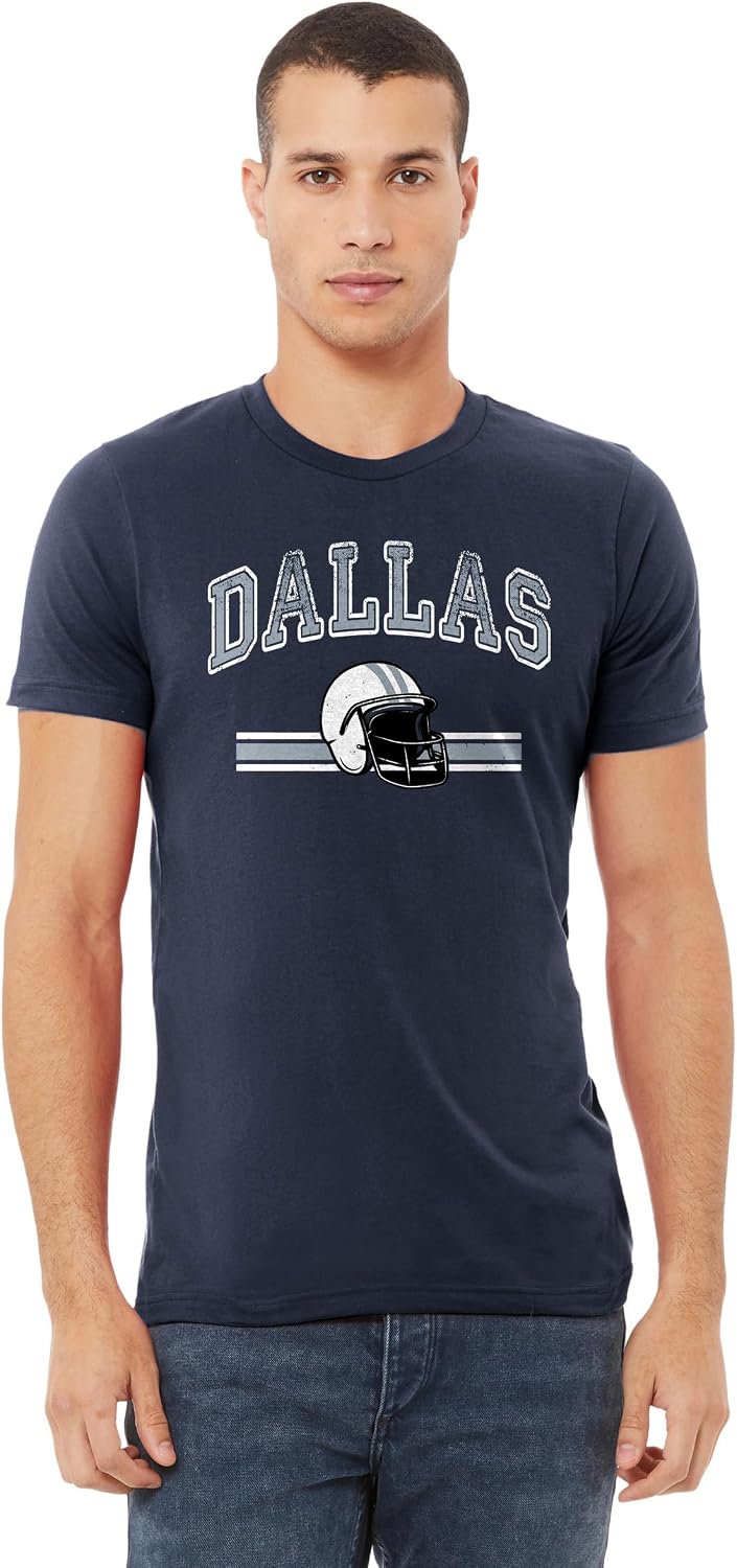 Fan Shirt Men's T-Shirt American Cities Football Shirts Show Your Team Spirit with Short Sleeve