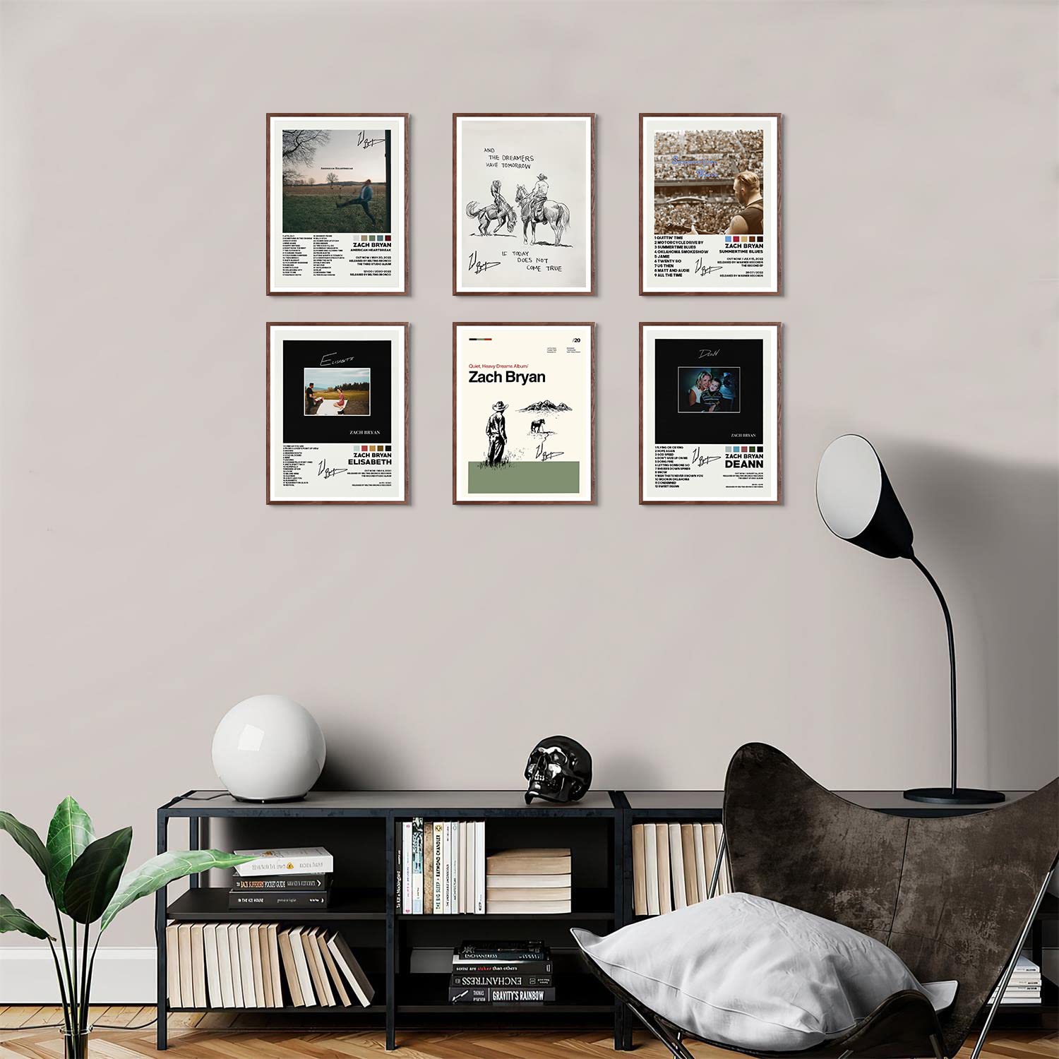 ceok Zach Bryan Poster DeAnn Moive poster muurkunst decor