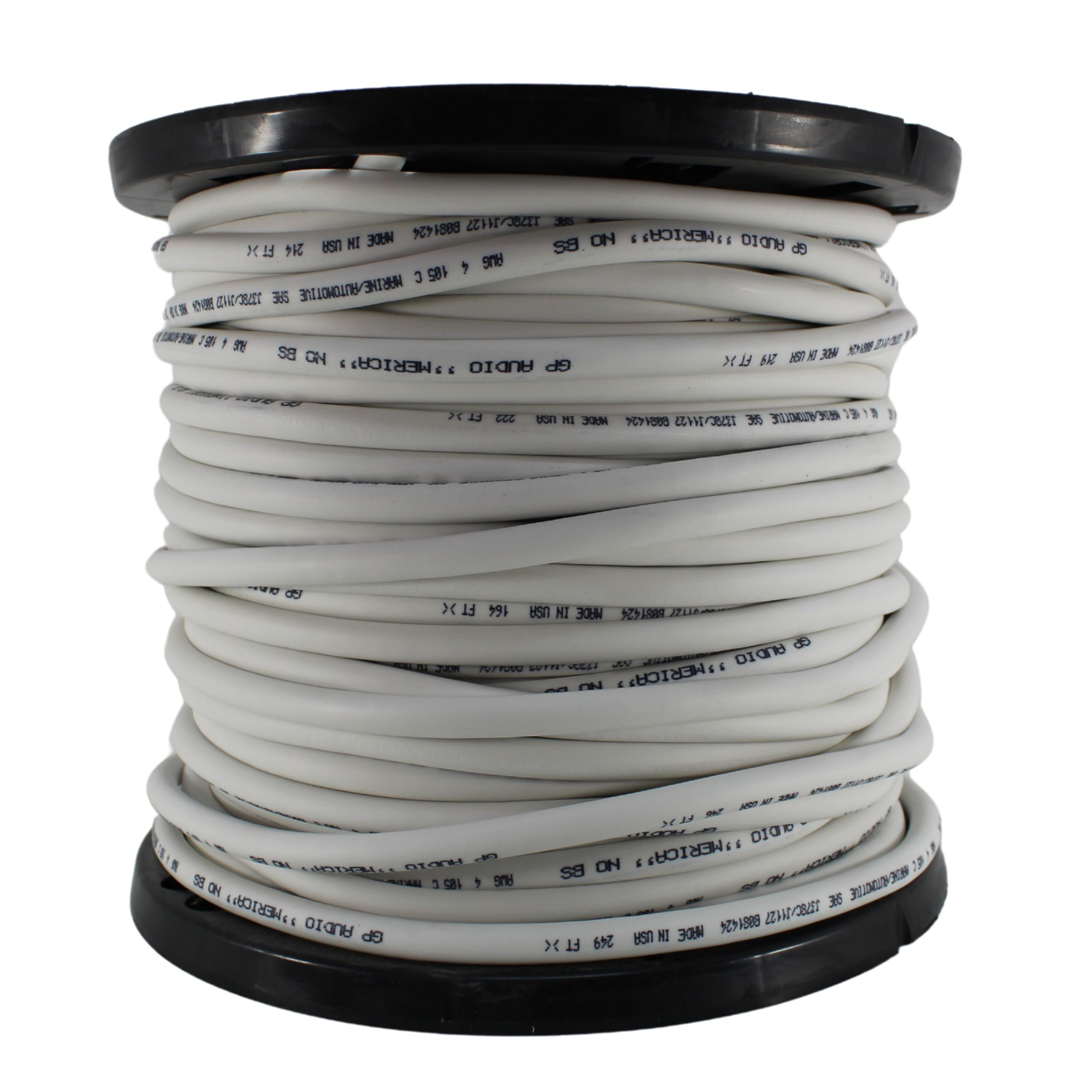 GP Car Audio True 4 AWG 100% OFC Pure Copper Power/Ground Wire White Lot