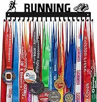 Vista 3 de Soporte para medallas – She Believed She Could She Did – Soporte personalizado para medallas para corredor de carreras deportivas, placa de metal